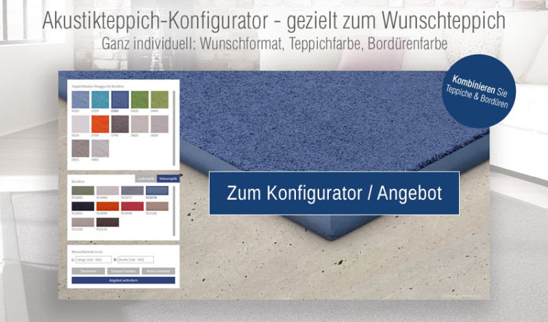 Schall absorbierender Teppich Angebot